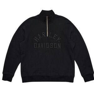 Harley Davidson Men's Staple 1/4 Zip Pullover